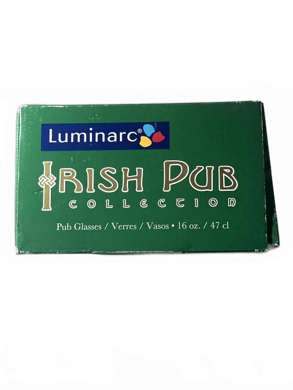 Luminarc 16 oz. Beer Glasses Irish Pub Collection Set of 4